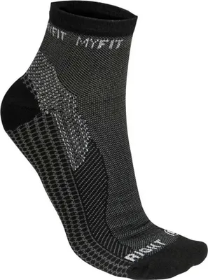 Productafbeelding van Myfit Race, korte sokken, zwart, heren/dames, maat EU 43-46