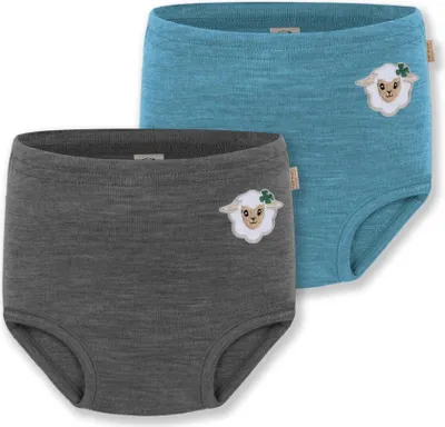 Produktbild von normani 2er Pack Baby Merino Windelhose
