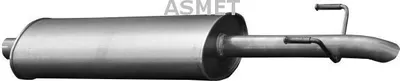 Produktbild von ASMET 02.043 Endschalldämpfer passend für MERCEDES-BENZ SPRINTER 3-t Kasten (903) Auspuff