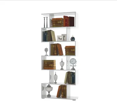 Image de ÉTAGÈRE CUBIQUE, blanche, dimensions 80x190x25 cm