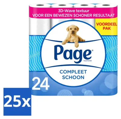 Zdjęcie produktu dla 25 rolek papieru toaletowego – 2 warstwy – opakowanie ekonomiczne – 25 sztuk