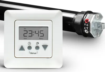 Produktbild von Profi-Set | P4 13/14-40 inkl. Time Control | 13Nm = Zugkraft - 36Kg | 40mm 8kant Welle | Rolladen Rollladen Motor Rolladenmotor Rolladenantrieb