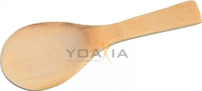 Produktbild von [ 20cm ] Holzlöffel / Wok-Löffel / Reislöffel  aus Bambus / Bambuslöffel