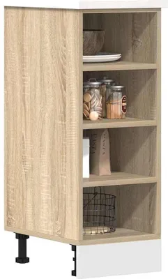 Produktbild von "im Angebot" Unterschrank Riga Sonoma-Eiche 30x44,5x81,5 cm Holzwerkstoff - Küchenschränke CC24004