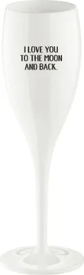 Produktbild von Champagnerglas SUPERGLAS mit Aufschrift, KOZIOL