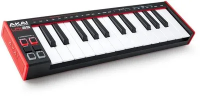Produktbild von LPK25 – USB-MIDI-Keyboard-Controller mit 25 anschlagdynamischen Synthesizer-Tasten für Mac und PC, Arpeggiator und Musikproduktionssoftware