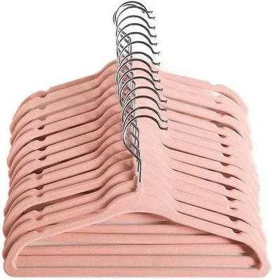 Produktbild von Kleiner rosa Kleiderhänger 28cm drehbar ultradünn