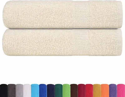 Immagine prodotto di Asciugamani da doccia FROGN 2 pz Crema 70x140 cm 360 g/m²