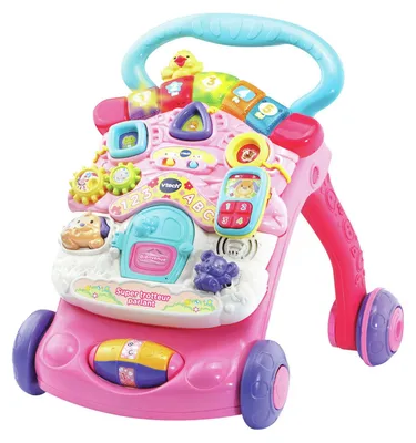 Immagine prodotto di Giocattolo interattivo, Vtech, 2 in 1, rosa, per bambine, 9 mesi