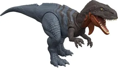 Produktbild von Abelisaurus Action Figur, Jurassic World Renaissance, 30 cm, Mit Brüllfunktion & Schwanzbewegung, App-kompatibel