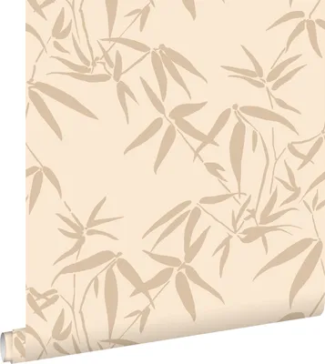 Immagine prodotto di ESTAhome carta da parati foglie di bambù beige 53 cm x 10.05 m