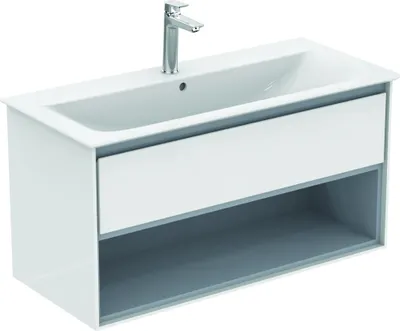 Produktbild von Ideal Standard Waschtisch-Unterschrank CONNECT AIR 1000 x 440 x 517 mm weiß glänzend / weiß matt