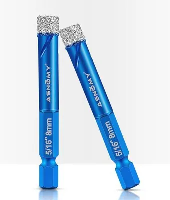 Productafbeelding van Diamantboor Set van 2 - 8 mm Tegelboor en Glasboor