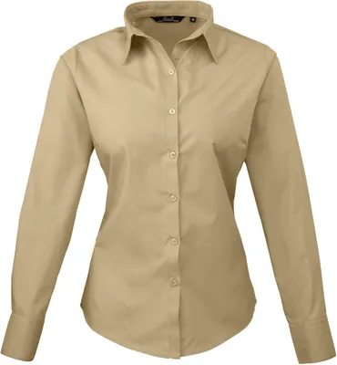 Immagine prodotto di Premier Workwear - Camicetta a maniche lunghe in popeline da donna