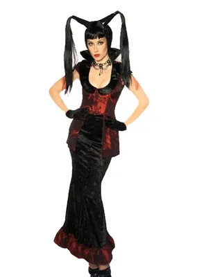Produktbild von Hexen Kostüm 11767 Vampir-Kostüm schwarz/braun, S/M