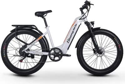 Obrázok produktu pre Shengmilo E-Bike MX06 17,5AH batéria Samsung 25km/h , 7-rýchlostná zadná prehadzovačka Shimano TX55, prevody, motory vzadu, (sada, s nabíjačkou)