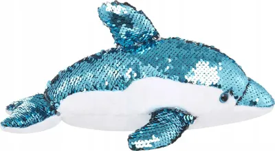 Produktbild von Blauer Delfin mit Pailletten – Smily Play
