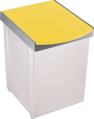 Produktbild von helit Wertstoffsammelbox, 20 Liter, Deckel gelb