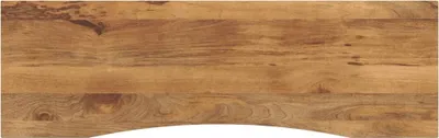 Produktbild von Schreibtischplatte mit Aussparung 160x50x2,5cm Massivholz Mango