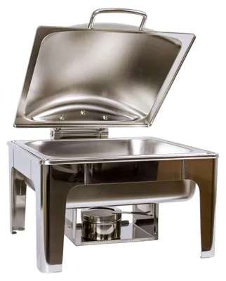 Produktbild von Edelstahl Luxus Speisenwärmer 2/3 Warmhaltebehälter Chafing Dish 6,0 Liter