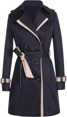 Produktbild von MANTEL - ZINN - ÜBERMANTEL Herbst/Winter 2020 Trenchcoats Damen Slim Fit Zweireihiger Damen-Trenchcoat Lang