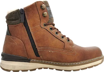 Imagen del producto de Botas para hombre Mustang, forradas para mayor calidez, color marrón, estilo casual