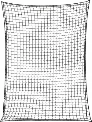 Produktbild von Design Anhängernetz mit Gummiseil Schwarz 4x3 m PP, Abdecknetze 2024 Neu