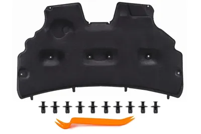 Image de HERSTMOTO Isolation de capot avec clips compatible avec Ford Fiesta MK7 VII 2008-2012 avant restylage Hatchback/Van – Réf. 8A61A16746AE