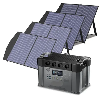 Productafbeelding van Draagbare Powerstation – Mobiele Generator – Noodstroom – 2000W Vermogen – 1500Wh Capaciteit