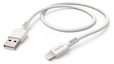 Obrázok produktu pre Hama 00187283, 1 m, USB A, Lightning, 0,48 Gbit/s, Biela