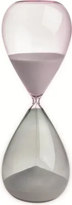 Zdjęcie produktu dla TFA Dostmann Sanduhr Grau, analog Rosa (18.6010.02.40)