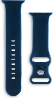 Produktbild von Hama 00215636, Band, Smartwatch, Blau, Apple, Apple Watch 42 / 44 / 45 / 49 mm, Silikon