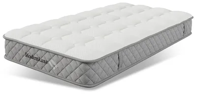 Produktbild von Orthopädische Matratze aus Kaltschaum, 90x200 cm, mit 7-Zonen-Tasenfedersystem und Härtegrad H3, vakuumverpackt