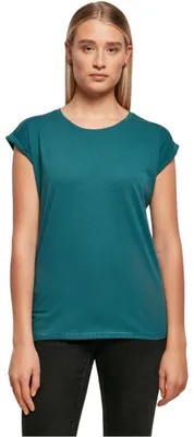 Imagen del producto de Build Your Brand: Camiseta de mujer, modelo "Damen", con corte holgado y hombros extendidos