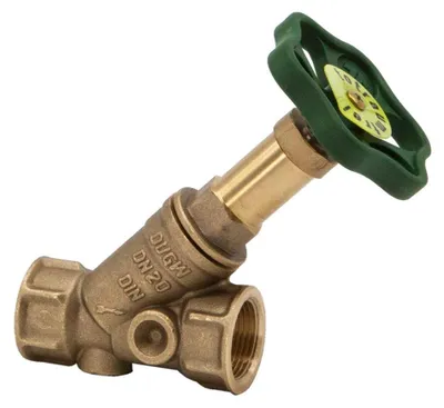 Image de Schlösser - Robinets : Vanne de dérivation, raccord à manchon sans purge, acier inoxydable, DN20, filetage intérieur 3/4", e DVGW