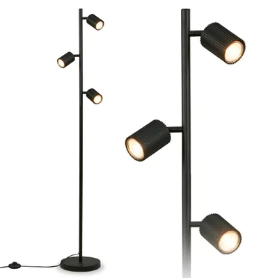 Obrázek produktu pro Stojací lampa, stojací svítidlo, čtecí lampa, otočná, do obývacího pokoje, s vypínačem