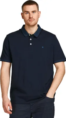 Immagine prodotto di Polo da uomo + Fit Camicia a maniche corte in piqué JJEPAULOS Taglia grande |