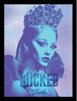Image de Wicked - Portrait Poster encadré, Glinda PM12490 (40 cm x 30 cm) (Coloré)