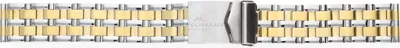 Produktbild von JuwelmaLux Uhrenarmband Edelstahl Bicolor mit Faltschließe JL28-09-0022 18 mm