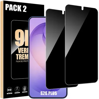Image de 2x Verre Trempé pour Samsung Galaxy S26 Plus, Vitre Protection Anti-Espion