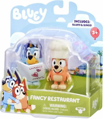Obrázek produktu pro Figurka Bluey Exkluzivní restaurace 2ks