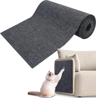 Produktbild von Kratzmatte für Katzen - selbstklebend - Wand - Sofa - Kratzbaum - Tür