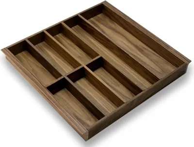 Produktbild von Besteckeinsatz NUSSBAUM 60er Schubl. B 496 x T 472 mm passend für Hettich ProfilPlus 16 mm Schubladen