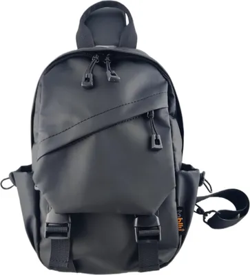 Produktbild von Stylische Sling Bag wasserabweisend 5 Liter in schwarz, Umhängetasche, Brusttasche, Schultertasche, Cross Body Bag