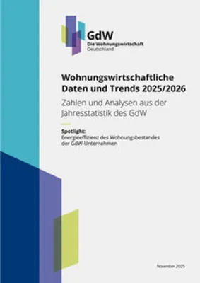 Produktbild von Wohnungswirtschaftliche Daten und Trends 2025/2026