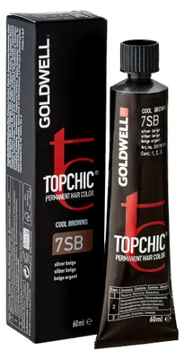 Produktbild von Goldwell Topchic The Browns, Braun, 7SB, Silver Beige, Unisex, 60 ml, Alle Haare