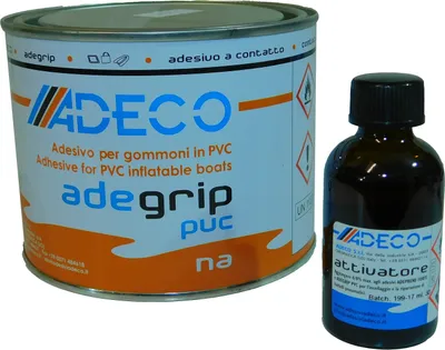 Produktbild von ADECO adegrip 2K Klebstoff / Kleber für PVC 530 g , 1 Dose