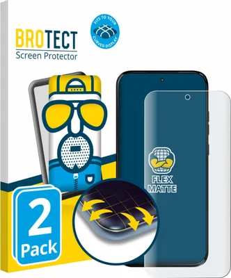 Produktbild von 2x BROTECT Fullscreen Schutzfolie für Motorola Moto G67 Displayschutz Folie Fullcover Matt Entspiegelungsfolie