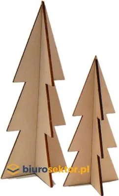 Image de DrewnoStyl - Sapins de Noël décoratifs (lot de 2) - La magie de Noël chez vous !