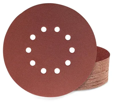 Productafbeelding van Schuurpapier 225mm met klittenband, 10 gaten, korrel P100, 40 stuks, geschikt voor langhalschuurmachines